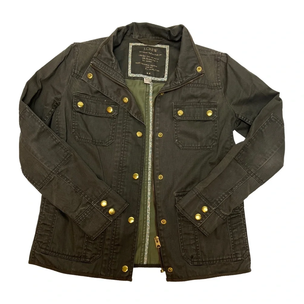 J. Crew | Relaxed Fit Fiekd Jacket Size SP - Picture 1 of 12